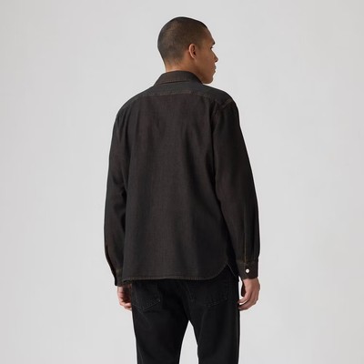 Levi's Men's Worker Standard Fit Long Sleeve Button-Down Shirt - Tobacco Brown