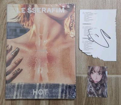 LE SSERAFIM 5th Mini Album 'HOT' (Signed Ver.) Vol. 2 TANNED