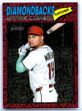 2026 Topps Heritage - Gabriel Moreno #361 Chrome Burgundy Sparkle Refractor