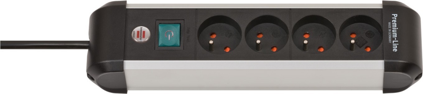 Premium Aluminium Line Power Strip 4 Alu-Line 1391034400