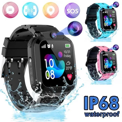 Kids Smart Watch Camera SIM GSM SOS Call Phone Game Boys Girl Step Count Tracker