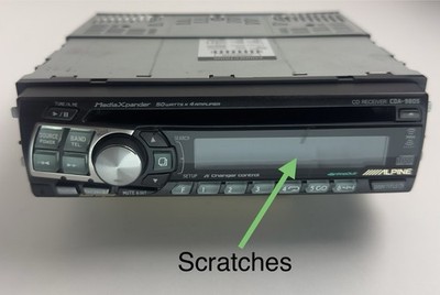 Alpine CDA-9805 Car Audio Head Unit Stereo CD Player ( Untested ) Free Return!