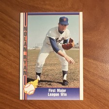 Pacific 1991 Nolan Ryan Texas Express #7 First Major League Win New York Mets