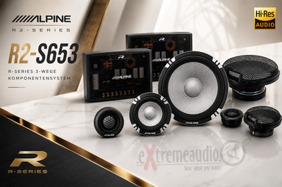 Alpine R2-S653 R-Series 16,5 cm (6,5-Zoll) 3-Wege Komponentensystem Lautsprecher