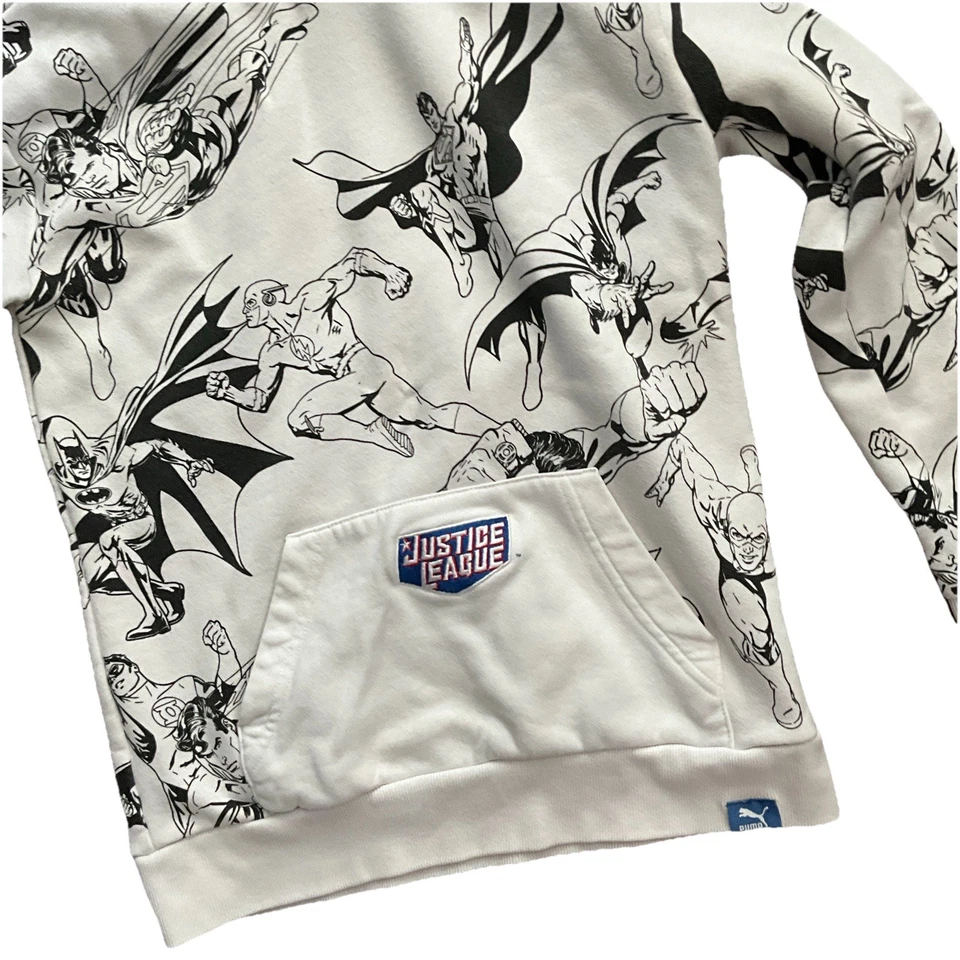 Sudadera con Capucha Puma X Liga de la Justicia Juvenil Talla L DC Comics Superman Batman Foto 4 de 4