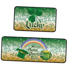 St.Patricks Day Kitchen Rugs and Mats Sets of 2,St.Patrick's St Patricks Day