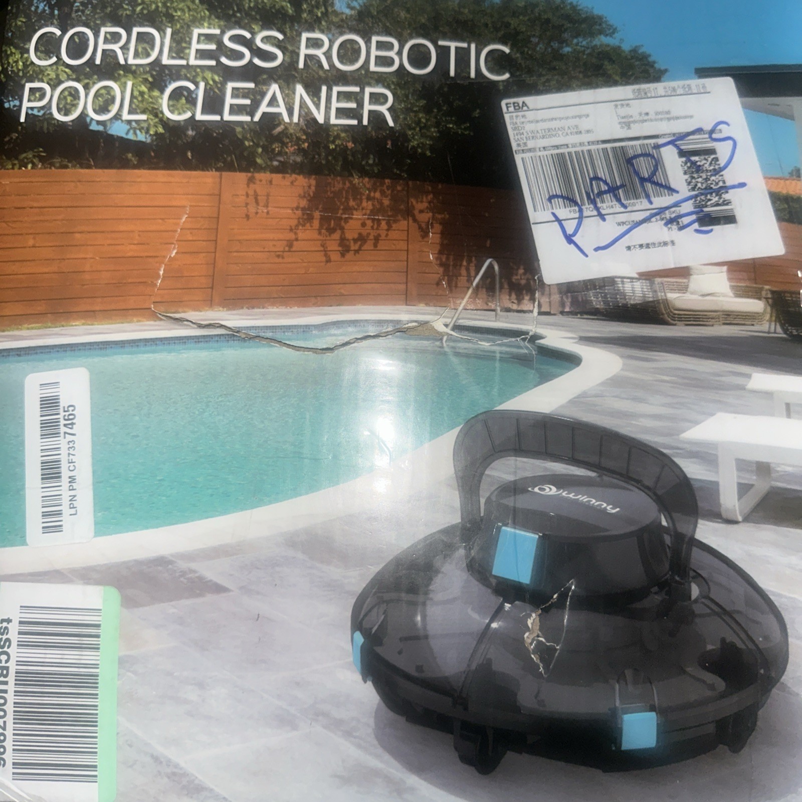 Wybot Winny Limpiador de Piscina hj1102-wm Robótico Aspirador de Piscina SOLO PIEZAS