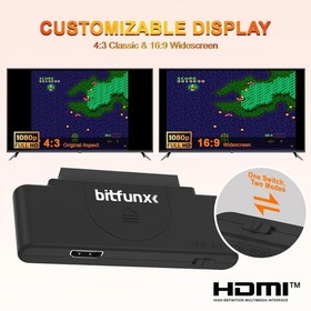 Bitfunx RGB to 1080P HDMI Video Adapter for PC Engine PCE Core Grafx Console