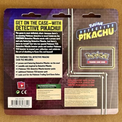 Pokémon TCG: Detective Pikachu Case File Factory Sealed - 3 Packs