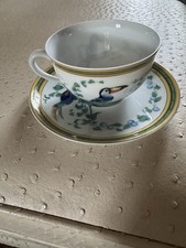 porcelaine hermes 2 Tasses The Et Sous Tasses Hermès Toucans État Parfait