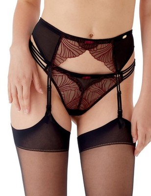 Gossard Illusion Strapsgürtel sexy halbtransparent Strapse 18402 Damen Dessous