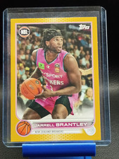 Topps 2022-23 NBL Jarrell Brantley #100 Gold New Zealand Breakers /50