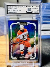 2025-26 O-Pee-Chee Platinum Radko Gudas Arctic Freeze /99 GMG Graded 10 Gem Mint