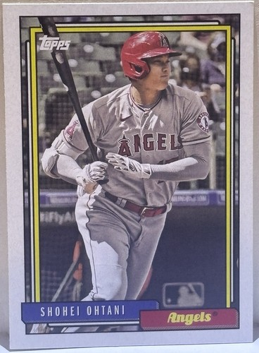 Topps 2021 Update Series 1992 Topps Redux Shohei Ohtani Insert #T92-4