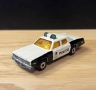 1979 Matchbox Lesney Superfast No 10 Plymouth Gran Fury Police Car Amber Windows
