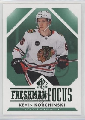 2023-24 SP Authentic Freshman Focus Green Kevin Korchinski #9 Rookie RC 1e7g