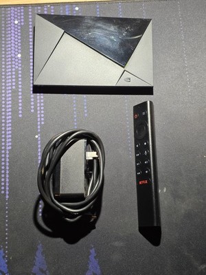 NVIDIA Shield TV Pro 4K HDR Media Streamer 2019 P2897 16GB w/ Remote & Power