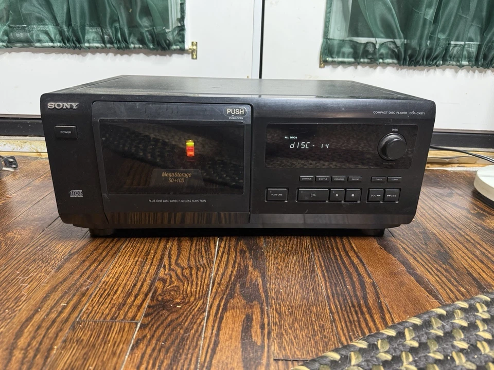 Sony CDP-CX571 50 discos +1 mega cambiador de almacenamiento reproductor carrusel - PROBADO Foto 2 de 4