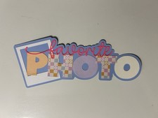 Favorite Photo Handmade Scrapbook Title Paper Pieced Die Cut