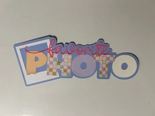 Favorite Photo Handmade Scrapbook Title Paper Pieced Die Cut