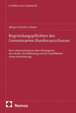 Begründungspflichten des Gemeinsamen Bundesa...