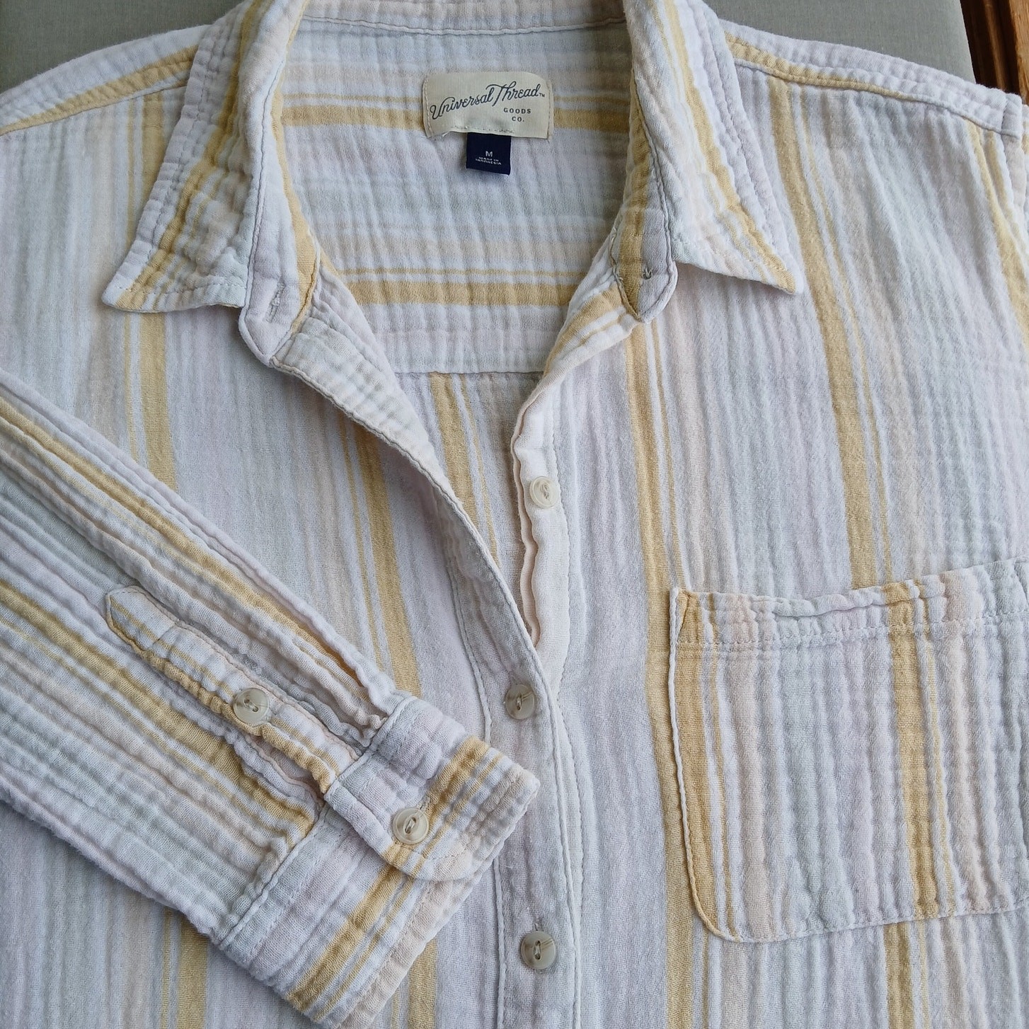 Universal Thread Super Soft Cotton Button-up Shir… - image 1