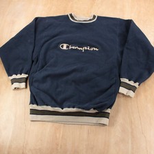 CHAMPION ringer spellout reverse weave sweatshirt XL tag vtg 90s usa made