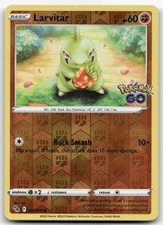 Larvitar 037/078 Pokémon GO Reverse Holo Common