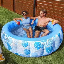 Image of SLOOSH Inflatable Swimming Pool 5.5ft x 20 Inch/167.6 * 50.8cm Full Sized Blow