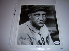 GEORGE KELLY GIANTS,HOF JSA/COA SIGNED 8X10 PHOTO