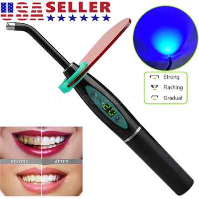Dental Wireless Cordless LED Cure Curing Light Lamp 2000mw 5W Tool