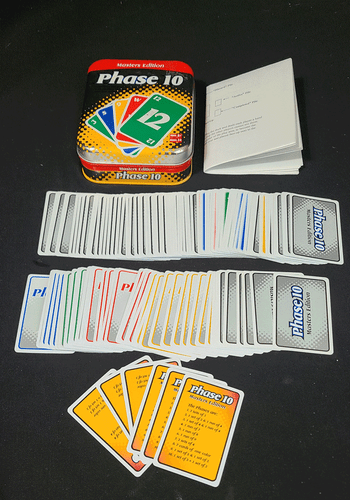 Phase 10 Master Edition In Tin Box Fundex Games Family Fun Card Game - Picture 3 of 3