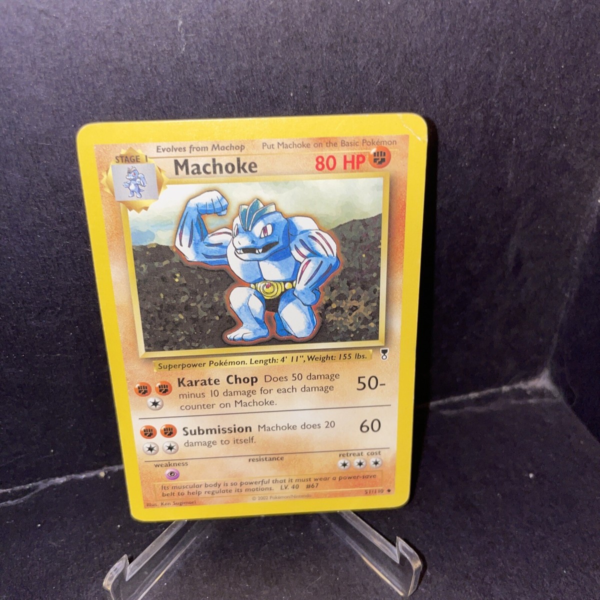1995 machoke pokemon card value Pokmon TCG Machoke 1995