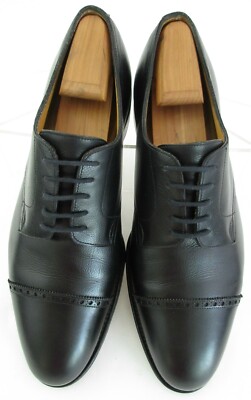 靴 JohnLobb UK6E Russel 8695last Used ◇John Lobb Punched Cap Toe Shoes Russell 8695 Last