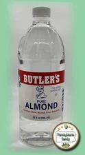 Butler 32 oz Pure Almond Extract Quart Bottle Lancaster PA - Save From McCormick