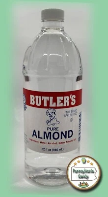 Butler 32 oz Pure Almond Extract Quart Bottle Lancaster PA - Save From McCormick
