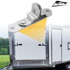 New Replacement Cargo Trailer Hasp Door Lock Handle Padlock Keeper Enclosed