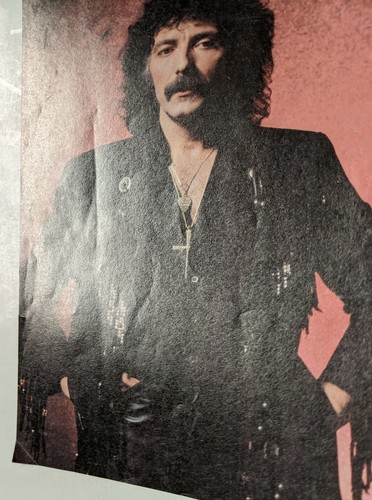 BLACK SABBATH / TONY IOMMI / REVISTA BANG TANGO PÁGINA COMPLETA PINUP RECORTE DE PÓSTER - Imagen 3 de 3