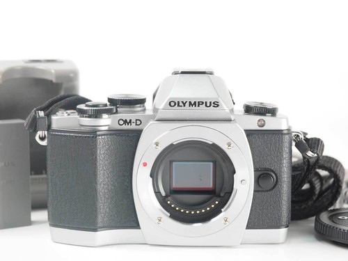 Olympus OM-D E-M10 16.1MP Digital SLR Camera Silver 6234 Shots [Near Mint]#Z4064
