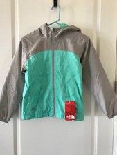 The North Face Girls Warm Storm Rain Jacket Bermuda Green NWT MSRP 90.00 XS-L