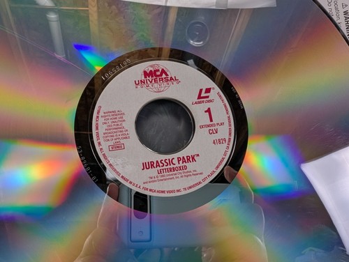 Jurassic Park Letterbox Laserdisc LD Steven Spielberg Sam Neill - Picture 3 of 9