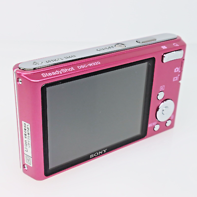SONY Digital Camera Pink Cyber-shot DSC-W320 14.1 MP 3.0x SONY Digital Camera Pink Cyber-shot DSC-W320 14.1 MP 3.0x