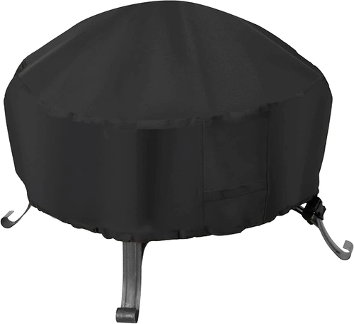 Himal Outdoors Fire Pit Cover- Heavy Duty Waterproof 600D Polyster with PVC Coat