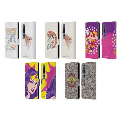 OFFICIAL WONDER WOMAN DC COMICS VINTAGE ART LEATHER BOOK CASE FOR XIAOMI PHONES