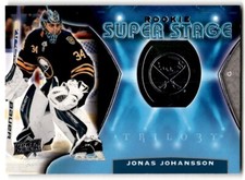 2020-21 UD Trilogy Super Stage Jonas Johansson Rookie #RSS-11 Buffalo Sabres