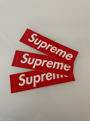 Sticker Set Supreme Grip Tape Sticker Supreme Red Box Logo Sticker