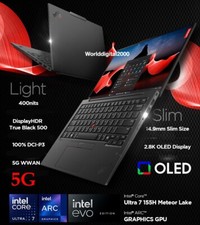 2024 New Lenovo ThinkPad X1 Carbon Gen 12 14 2.8K OLED Ultra7-155H 32G 512GB 5G