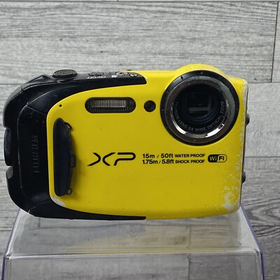 【美品動作確認済み】FUJIFILM FINEPIX XP80 イエロー FinePix XPシリーズ フジフイルム コンデジ FUJIFILM XP80 イエロー