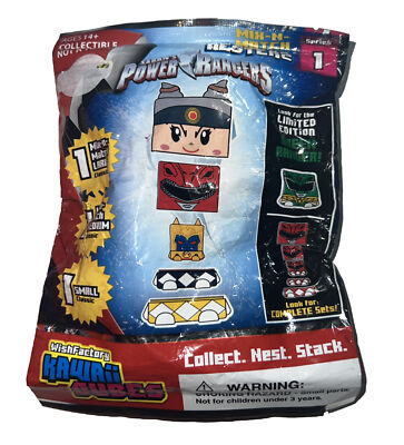Power Rangers Kawaii Cubes Nesterz Series 1 2016 Blind Bag Collect Nest Stack