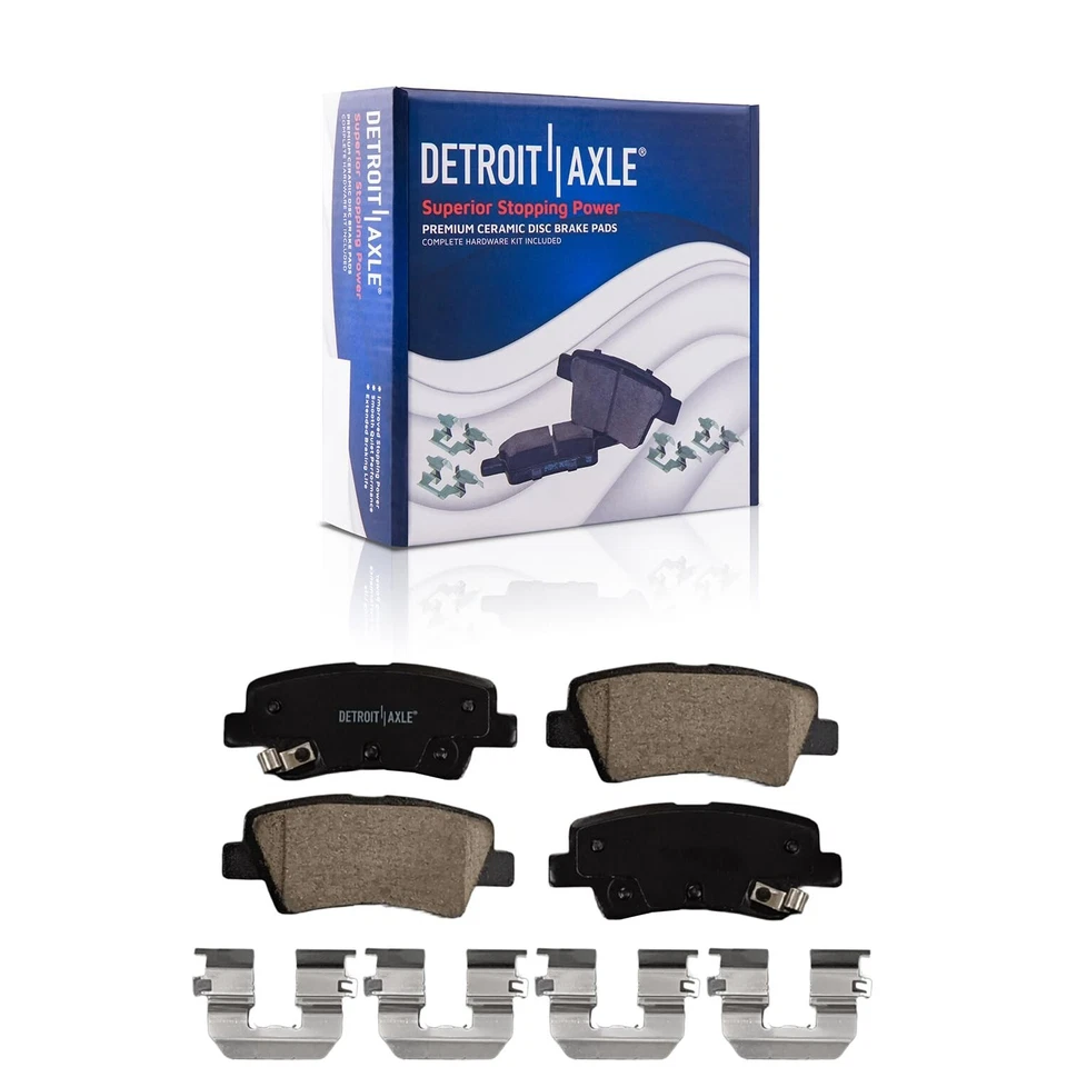 Rotores de freno traseros de 262 mm pastillas de freno de cerámica para Hyundai Elantra Ioniq Kia Niro Foto 4 de 4